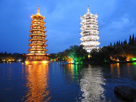 Sun and Moon Pagodas